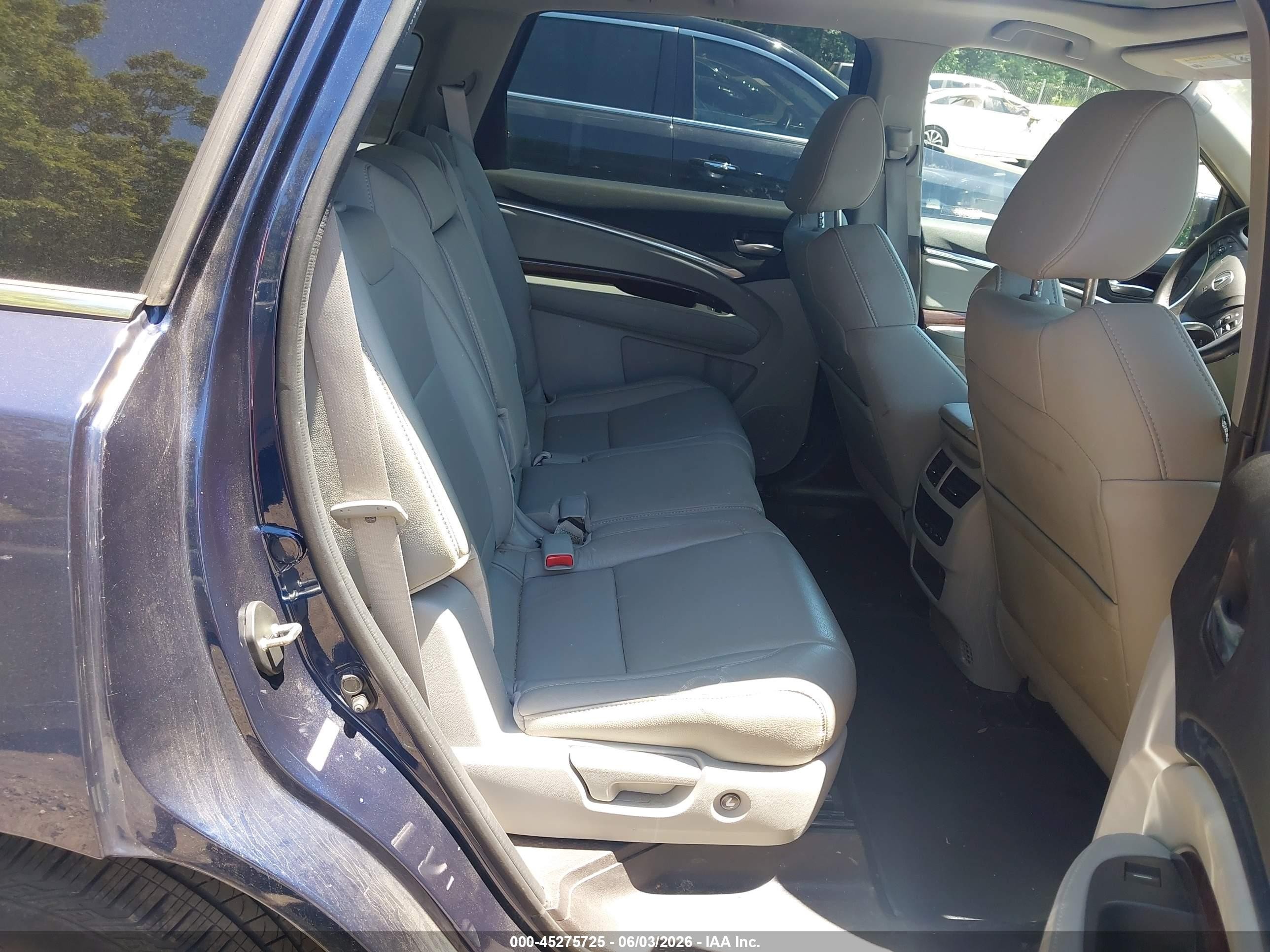 2015 Acura Mdx Technology Package Blue vin: 5FRYD4H46FB026018