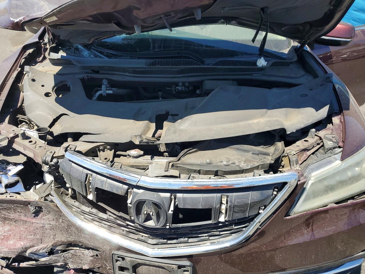 2015 Acura Mdx Technology Burgundy vin: 5FRYD4H46FB027671