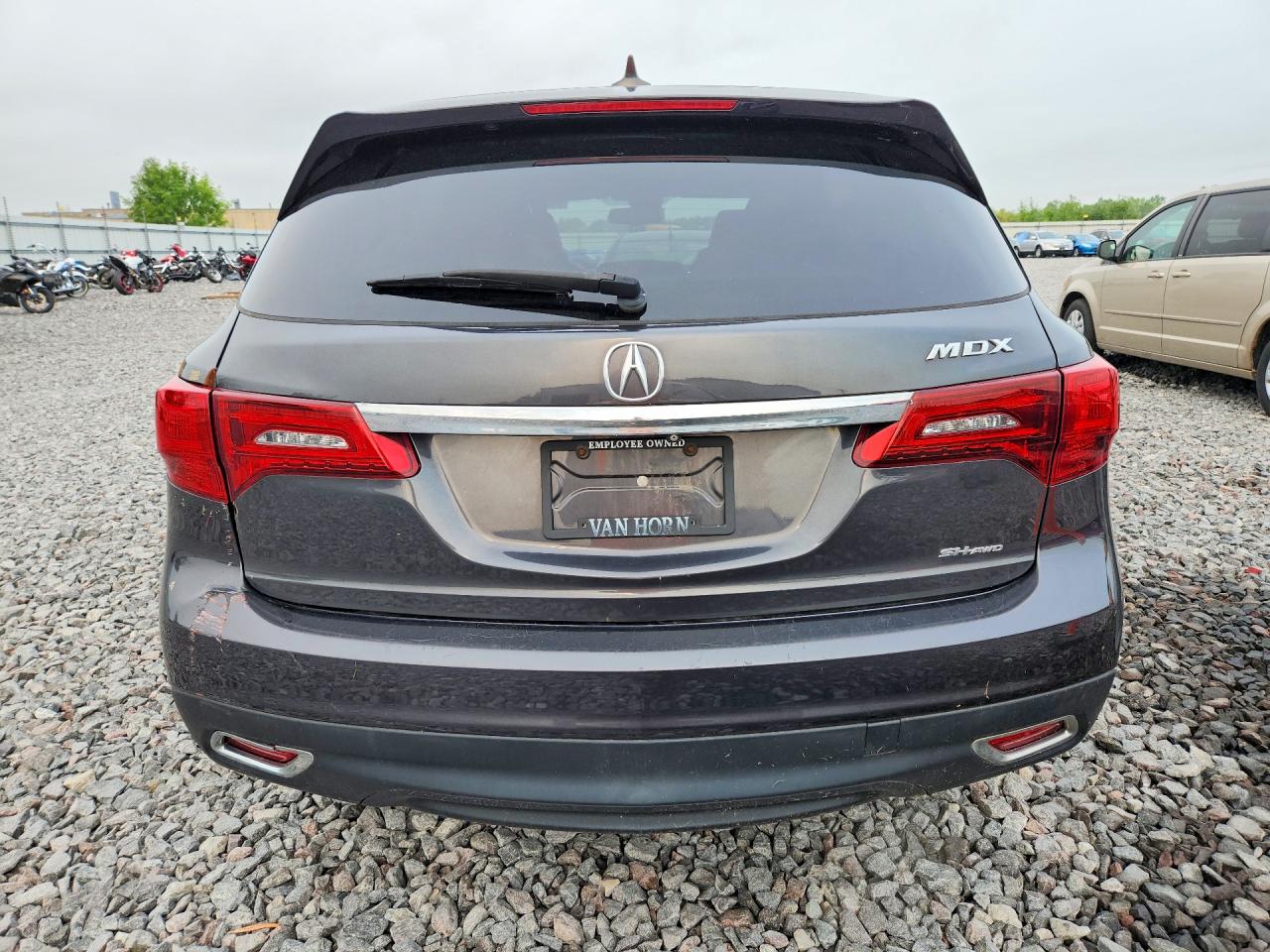 2014 Acura Mdx Technology Серый vin: 5FRYD4H47EB009260