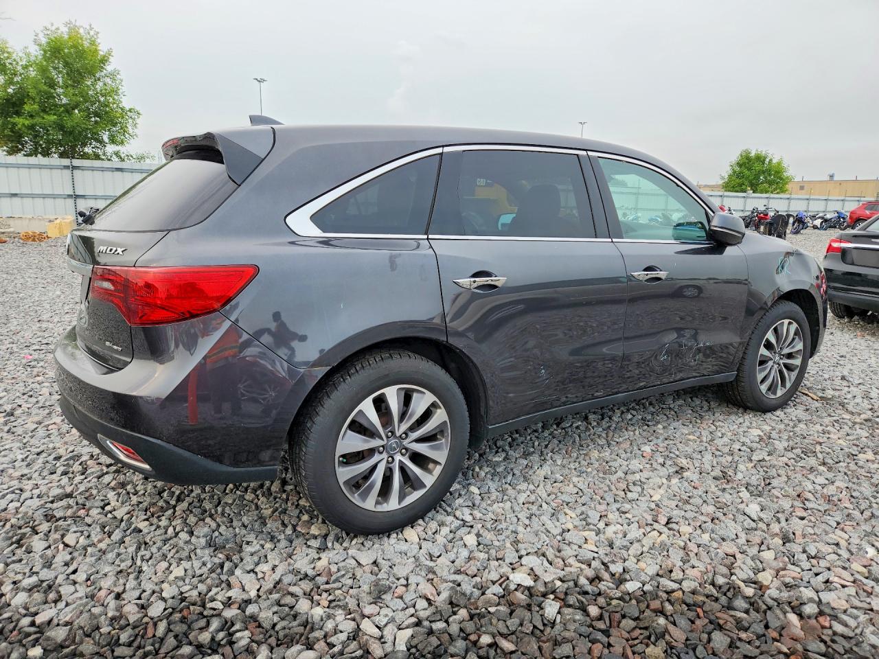 2014 Acura Mdx Technology Серый vin: 5FRYD4H47EB009260