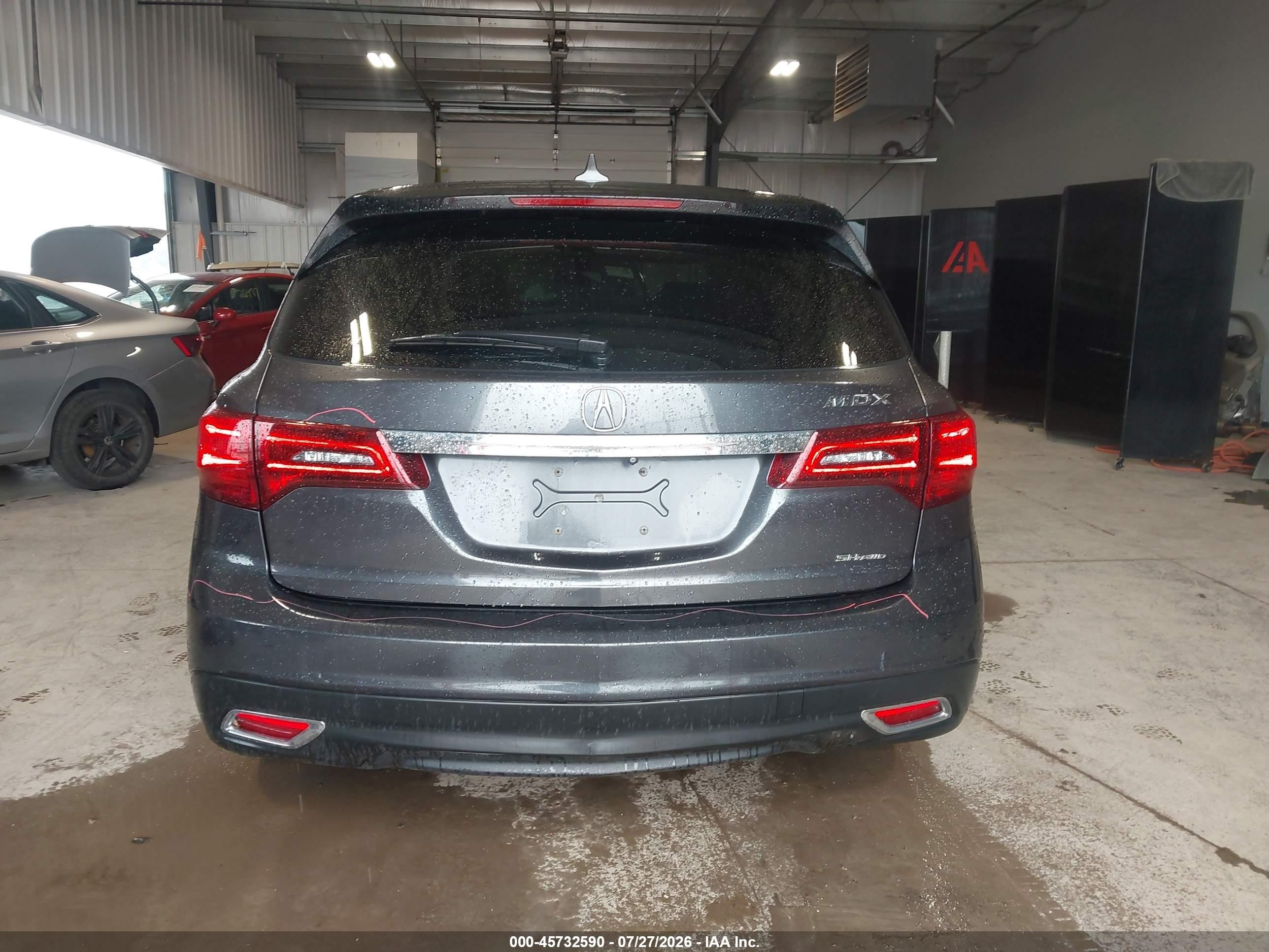 2014 Acura Mdx Technology Package Gray vin: 5FRYD4H47EB044591