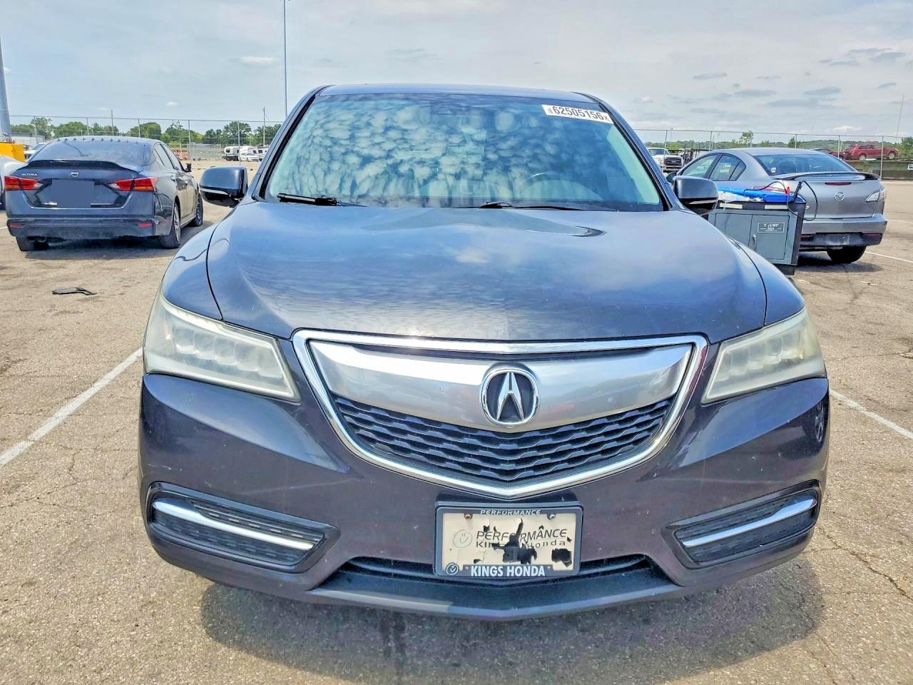 2015 Acura Mdx Technology Gray vin: 5FRYD4H47FB013052