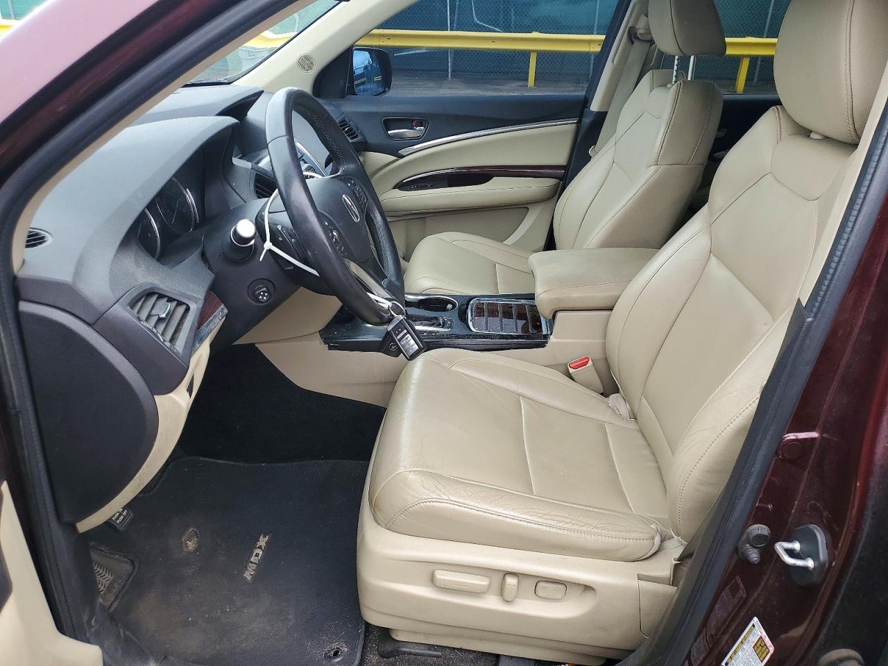 2015 Acura Mdx Technology Burgundy vin: 5FRYD4H47FB015285