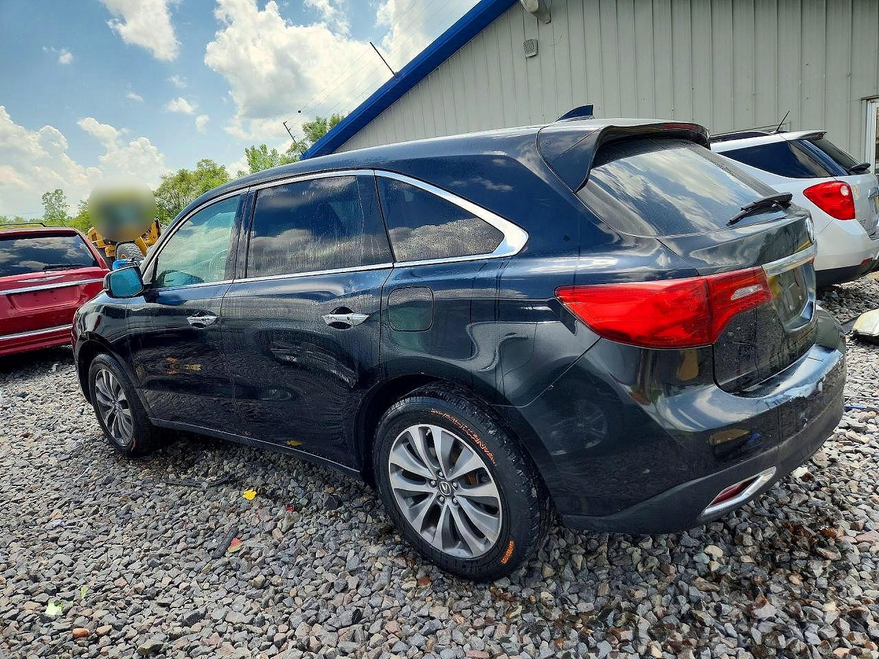 2015 Acura Mdx Technology Black vin: 5FRYD4H47FB021006