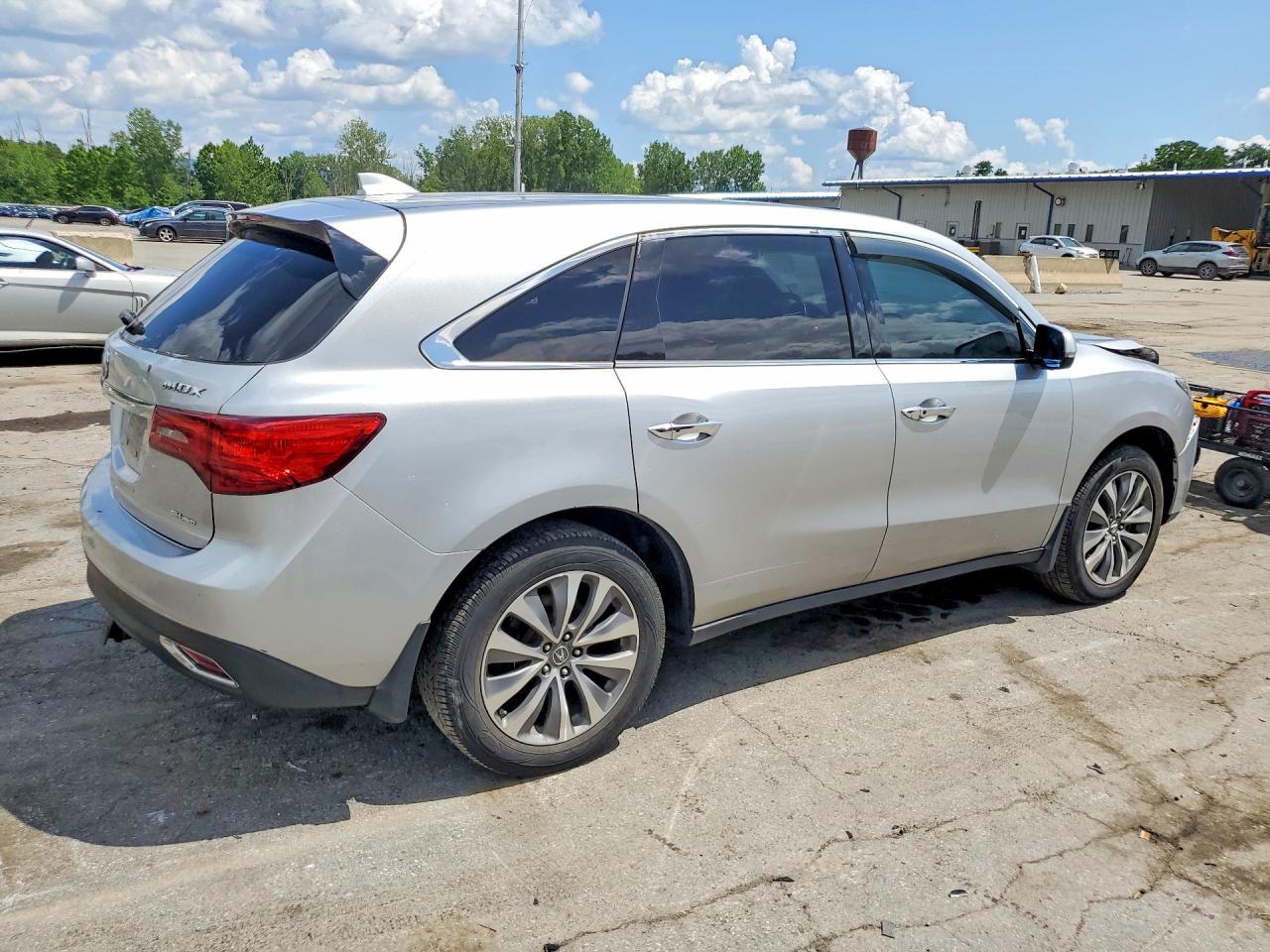 2015 Acura Mdx Technology Silver vin: 5FRYD4H47FB023788
