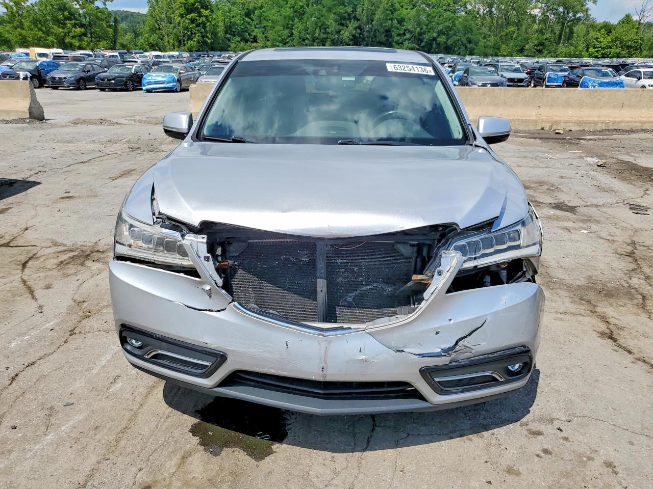 2015 Acura Mdx Technology Silver vin: 5FRYD4H47FB023788