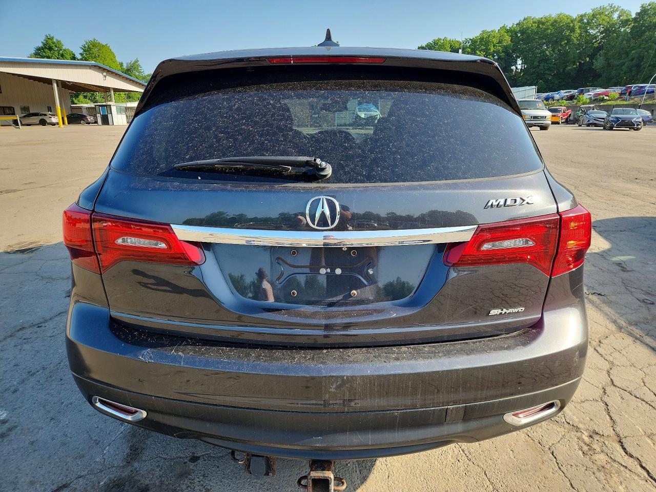 2014 Acura Mdx Technology Gray vin: 5FRYD4H48EB017657