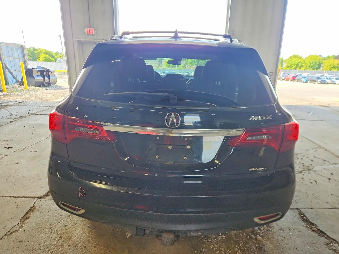 2014 Acura Mdx Technology Black vin: 5FRYD4H48EB018744