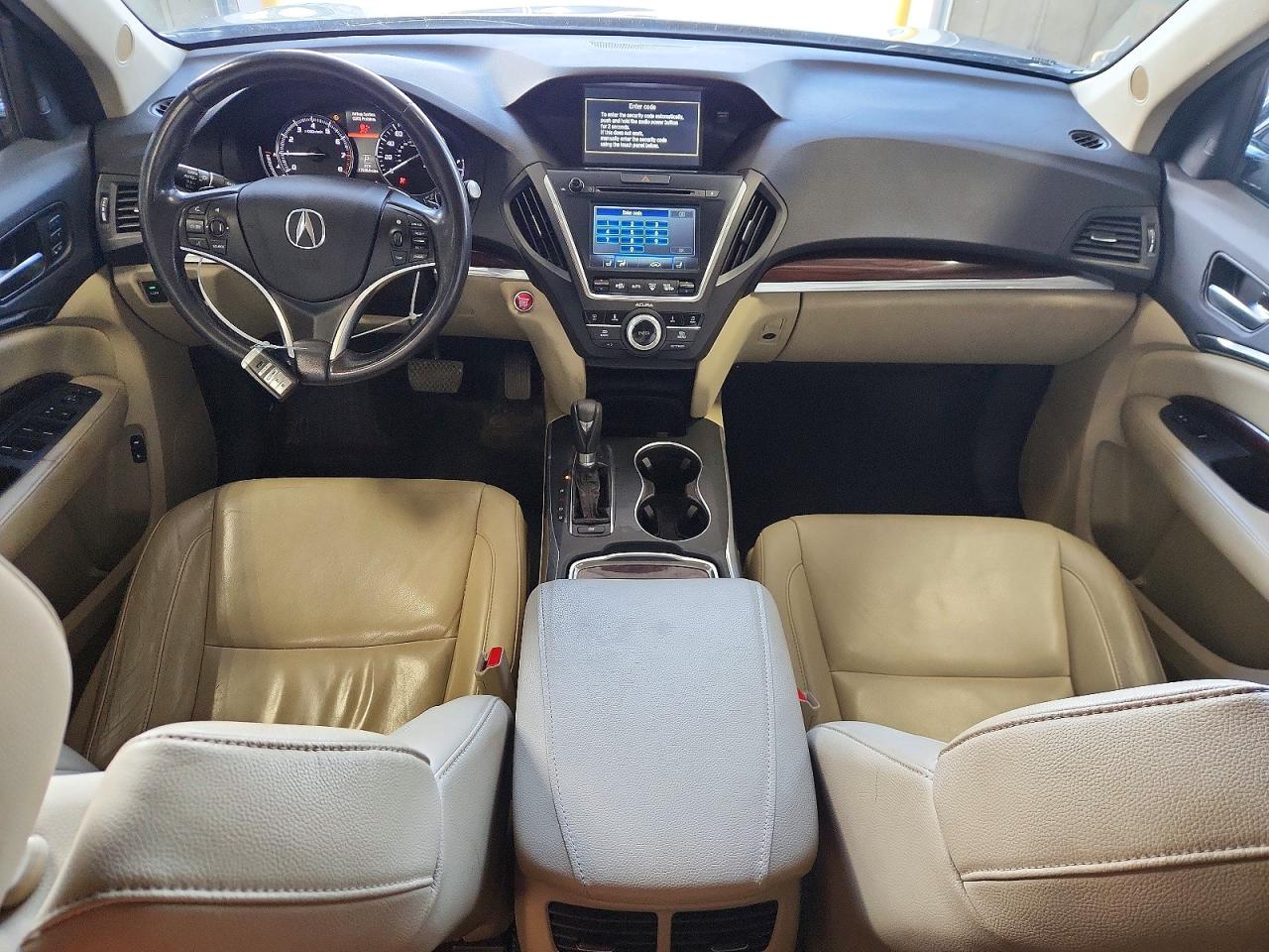2014 Acura Mdx Technology Black vin: 5FRYD4H48EB018744