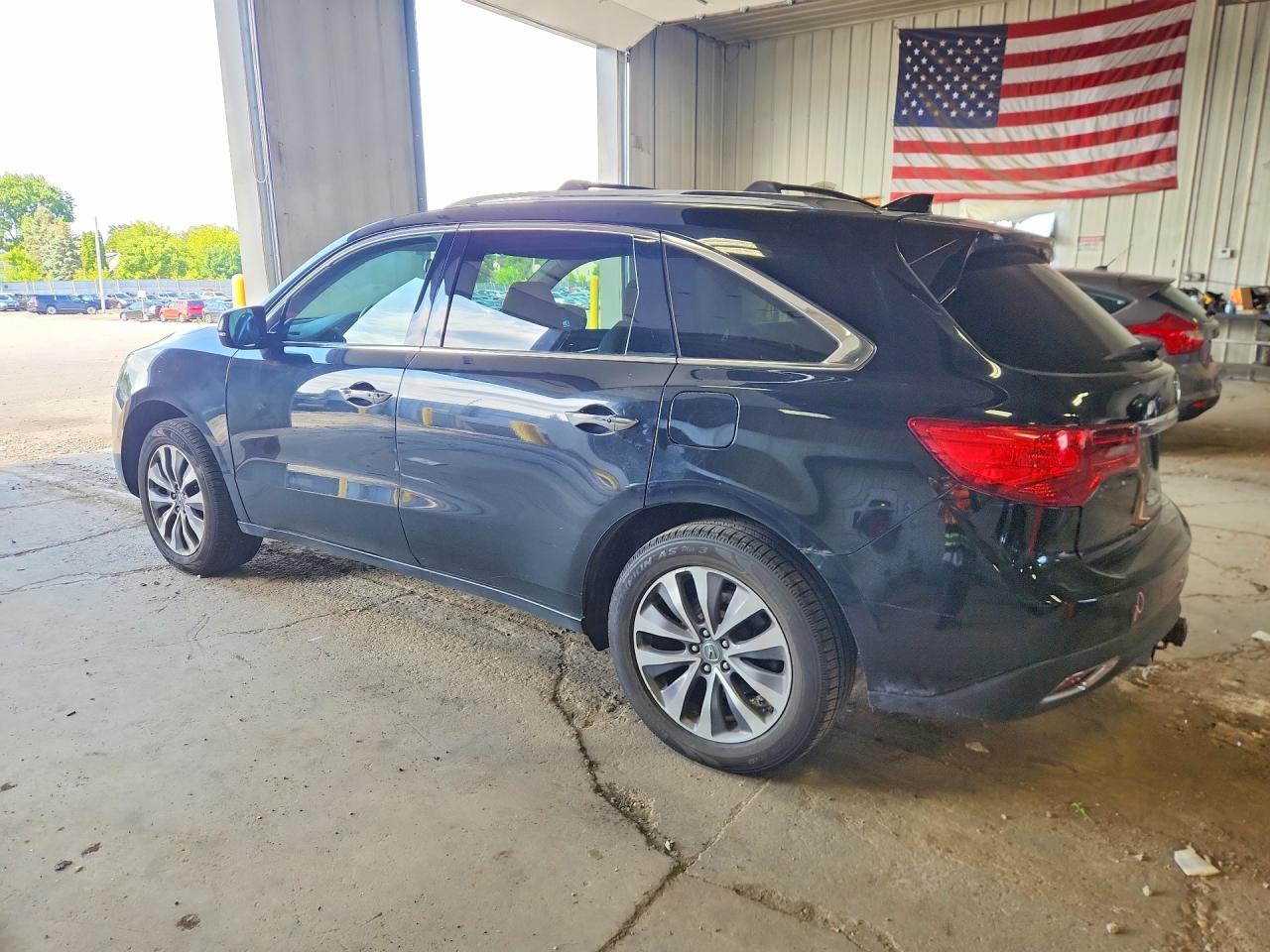 2014 Acura Mdx Technology Black vin: 5FRYD4H48EB018744