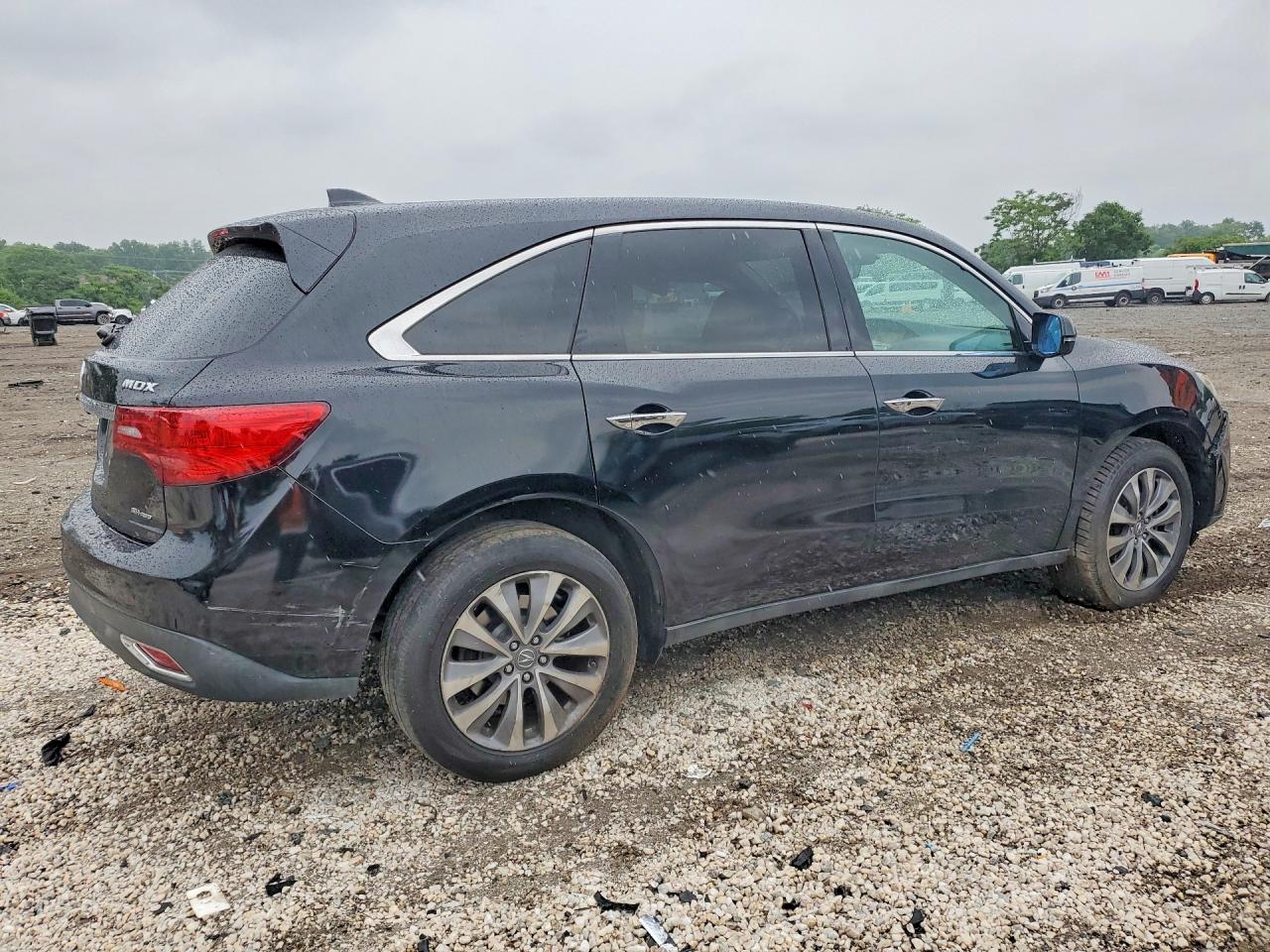 2014 Acura Mdx Technology Black vin: 5FRYD4H48EB025032