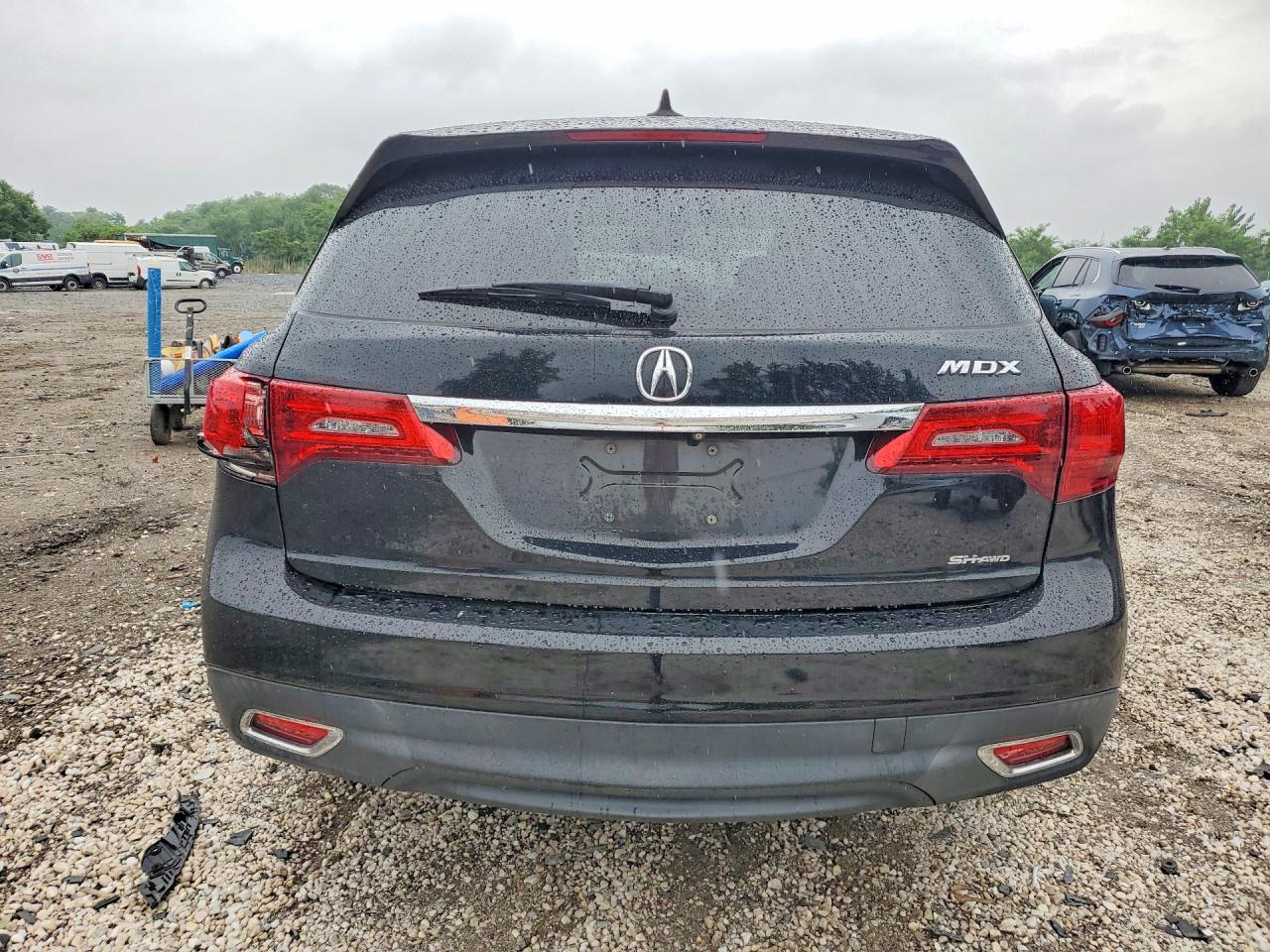 2014 Acura Mdx Technology Black vin: 5FRYD4H48EB025032