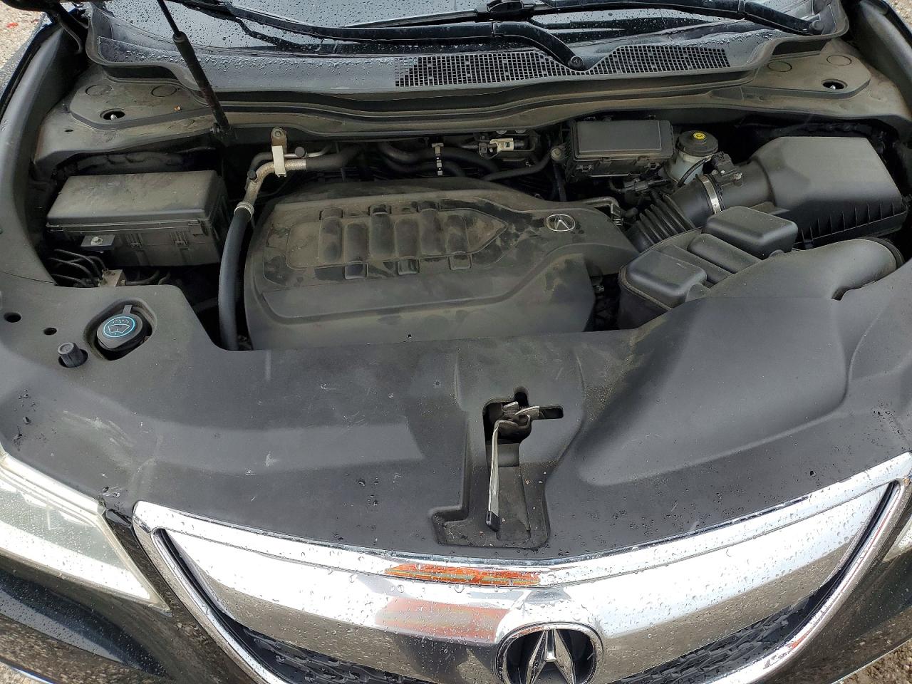 2014 Acura Mdx Technology Black vin: 5FRYD4H48EB025032