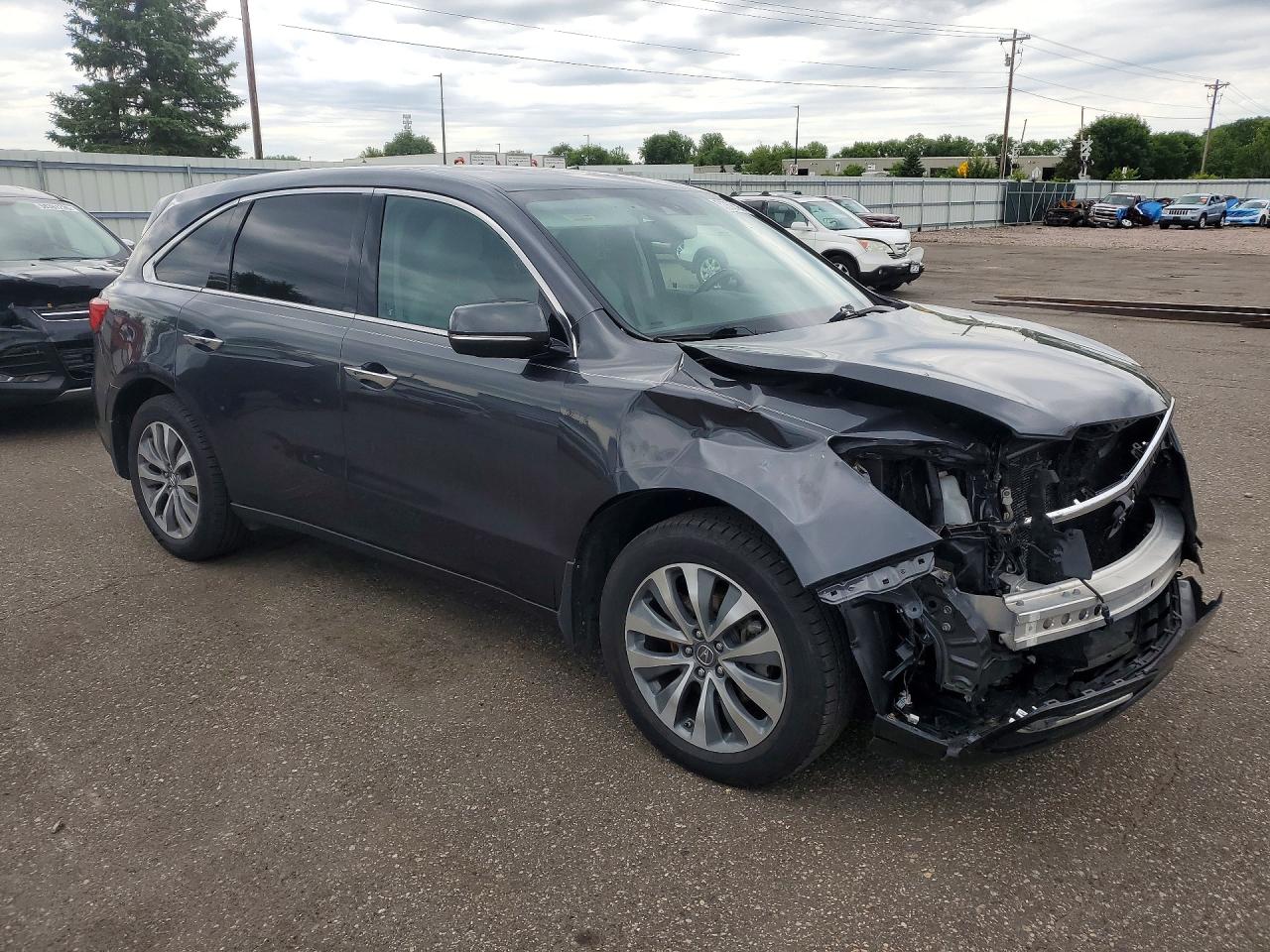 2014 Acura Mdx Technology Charcoal vin: 5FRYD4H48EB035284