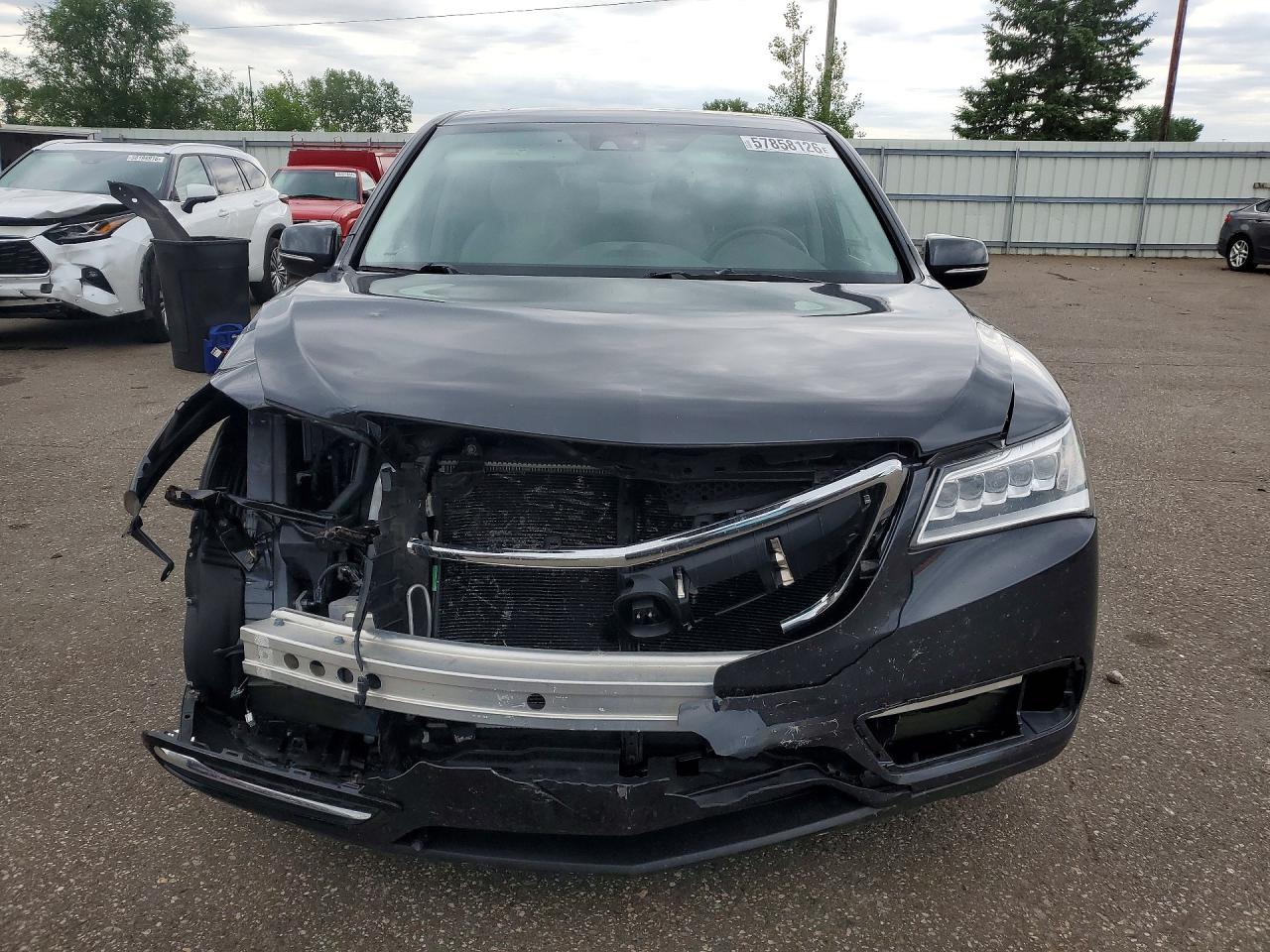 2014 Acura Mdx Technology Charcoal vin: 5FRYD4H48EB035284