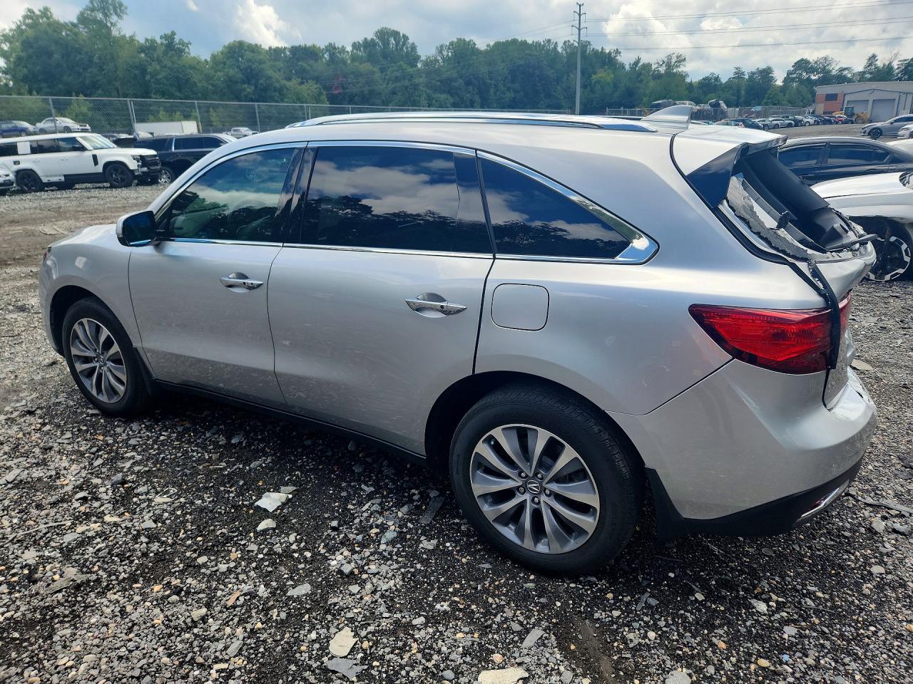 2014 Acura Mdx Technology Silver vin: 5FRYD4H48EB047158