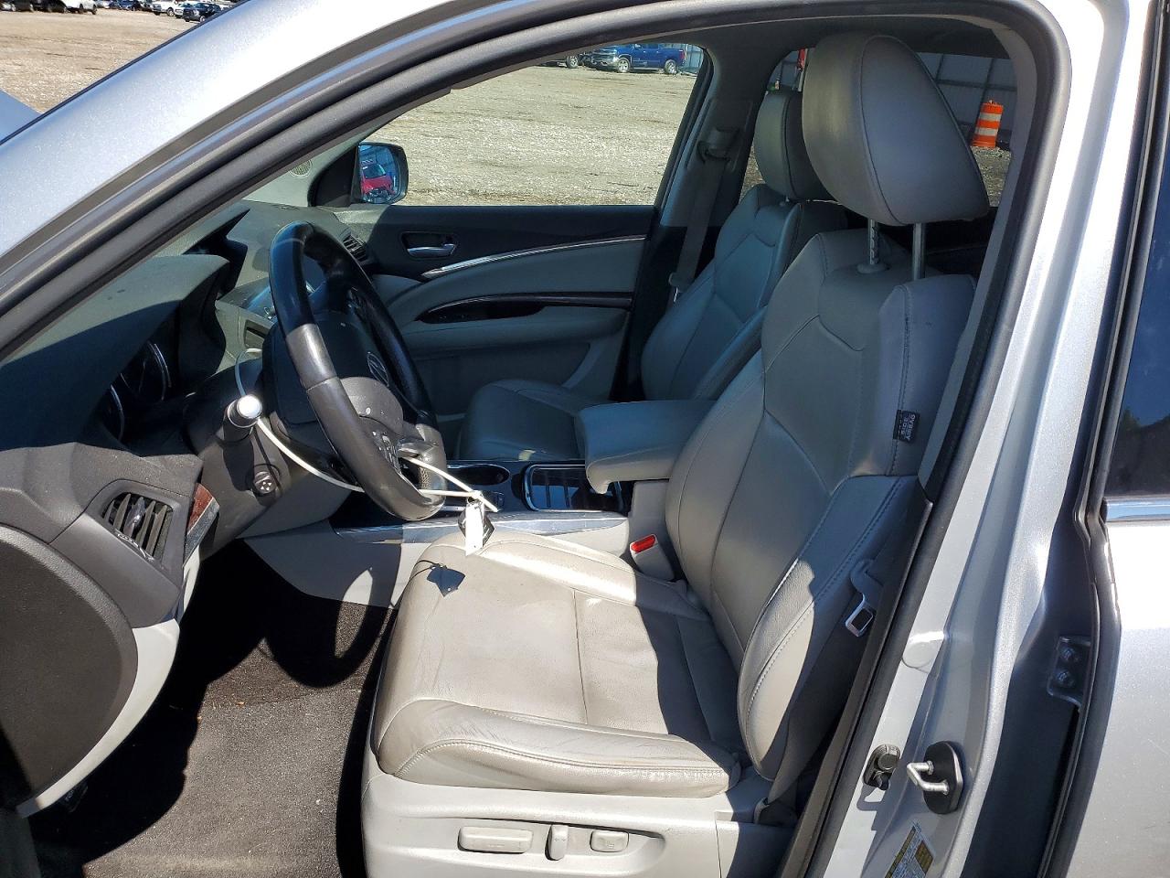 2014 Acura Mdx Technology Silver vin: 5FRYD4H48EB049914