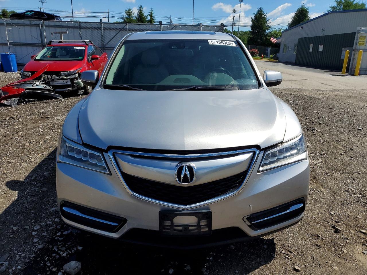 2014 Acura Mdx Technology Silver vin: 5FRYD4H48EB049914
