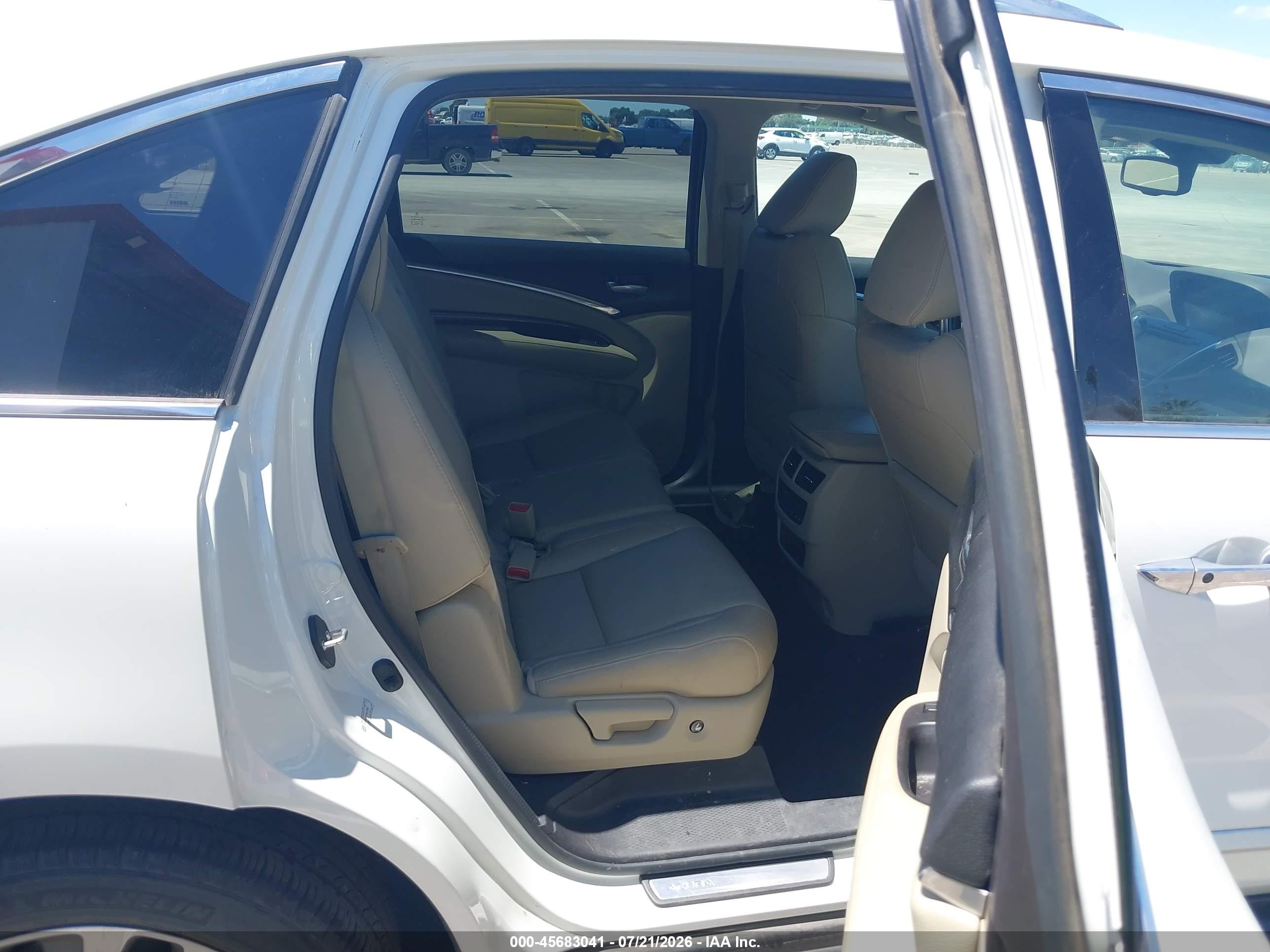 2015 Acura Mdx Technology Package White vin: 5FRYD4H48FB014484
