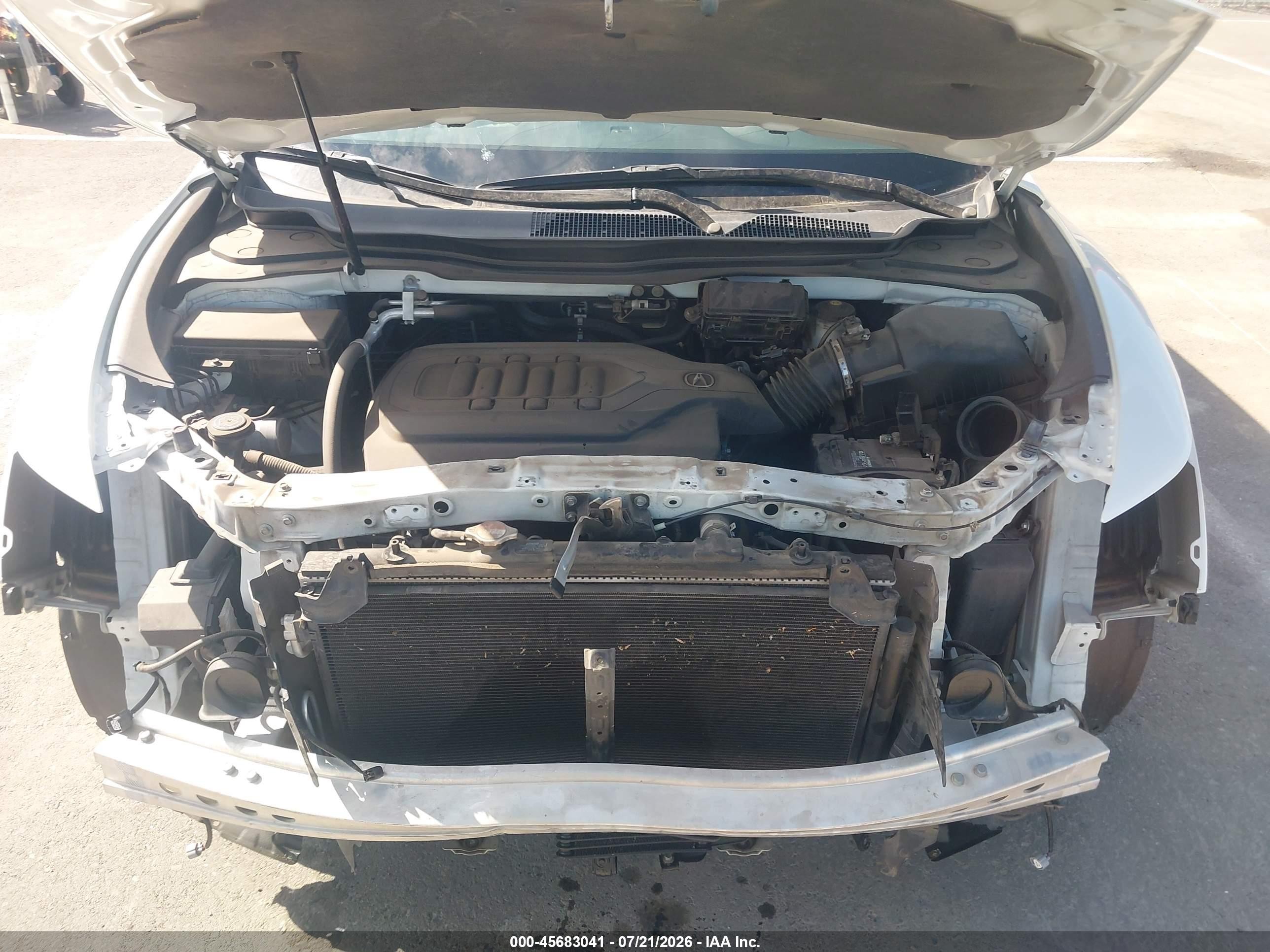 2015 Acura Mdx Technology Package White vin: 5FRYD4H48FB014484