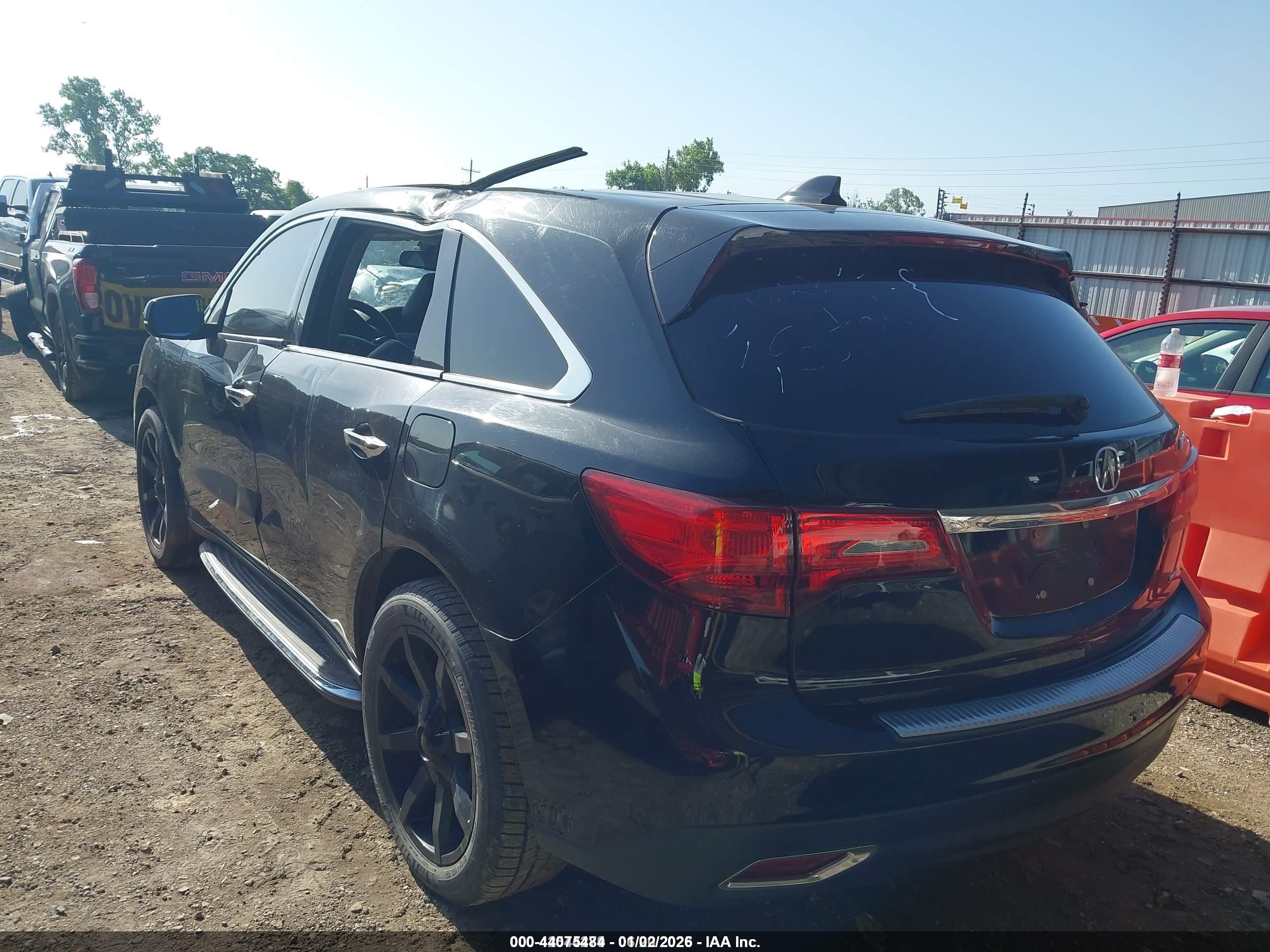 2015 Acura Mdx Technology Package Black vin: 5FRYD4H48FB019524