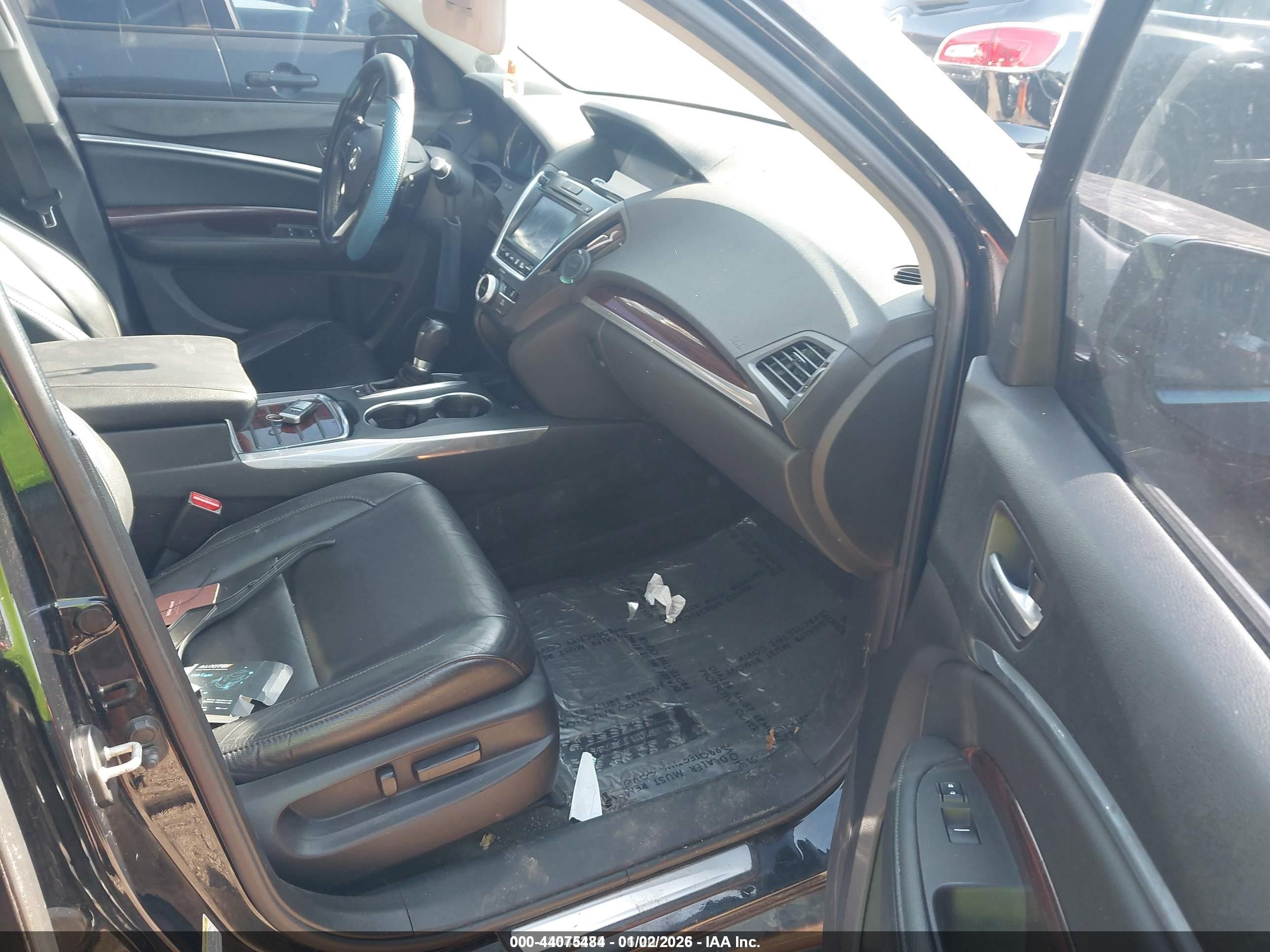 2015 Acura Mdx Technology Package Black vin: 5FRYD4H48FB019524