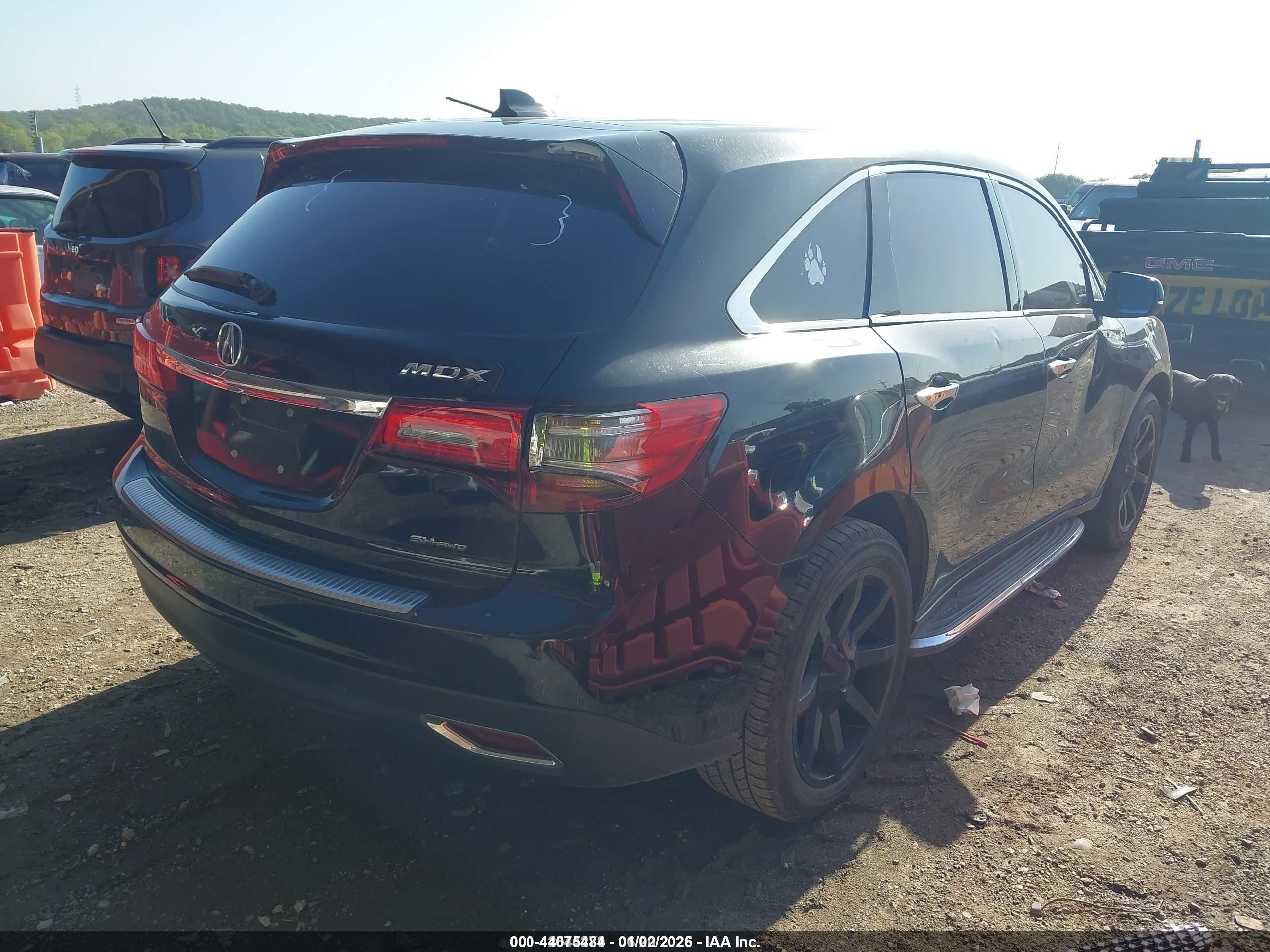 2015 Acura Mdx Technology Package Black vin: 5FRYD4H48FB019524