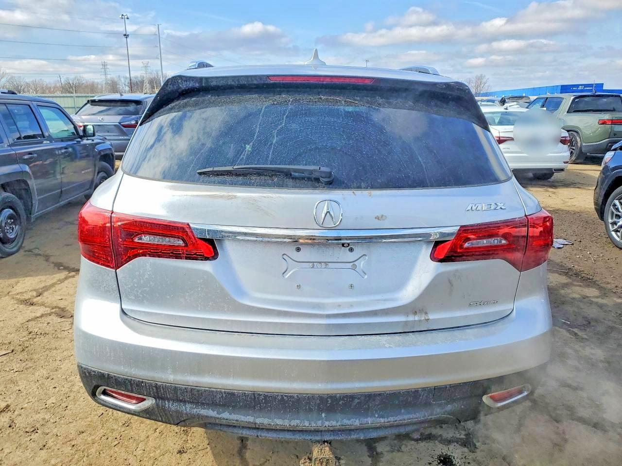 2015 Acura Mdx Technology Silver vin: 5FRYD4H48FB022875