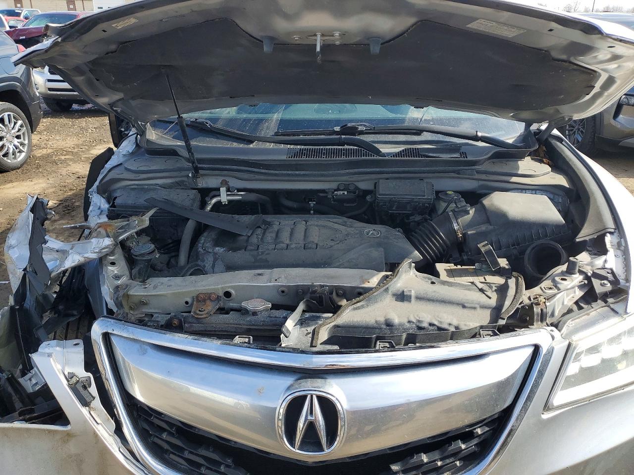 2015 Acura Mdx Technology Silver vin: 5FRYD4H48FB022875