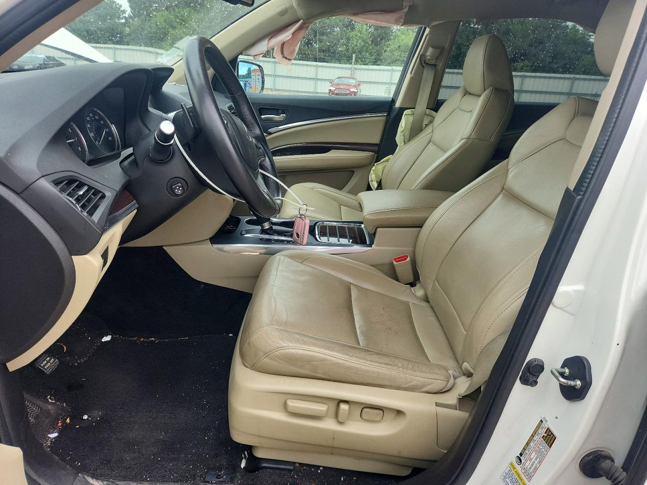 2015 Acura Mdx Technology Белый vin: 5FRYD4H48FB028594