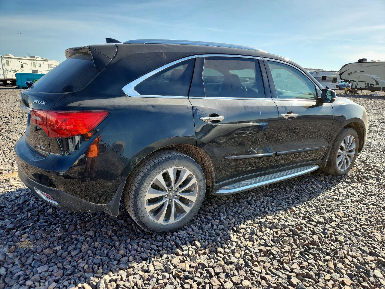 2014 Acura Mdx Technology Black vin: 5FRYD4H49EB002147