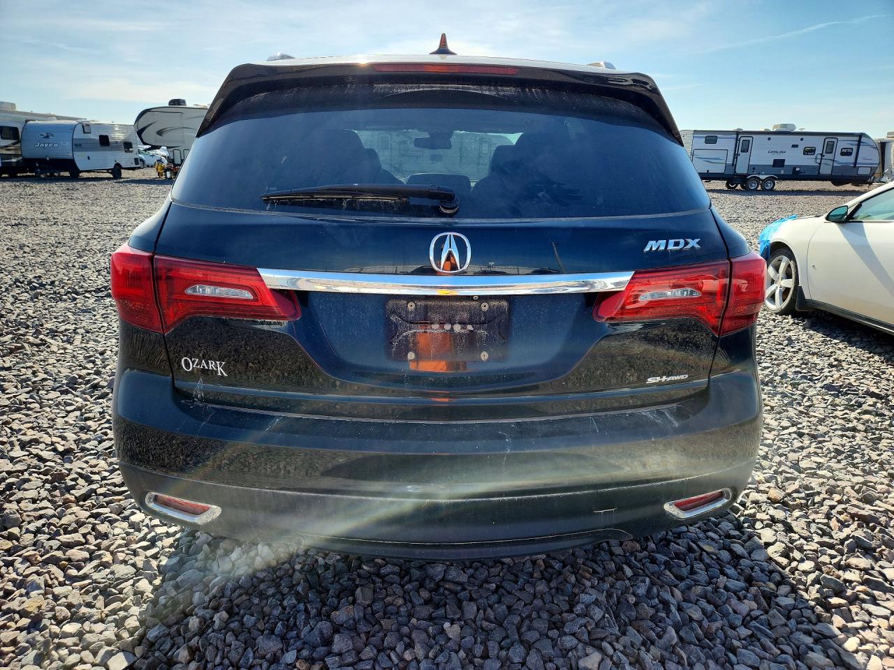 2014 Acura Mdx Technology Black vin: 5FRYD4H49EB002147