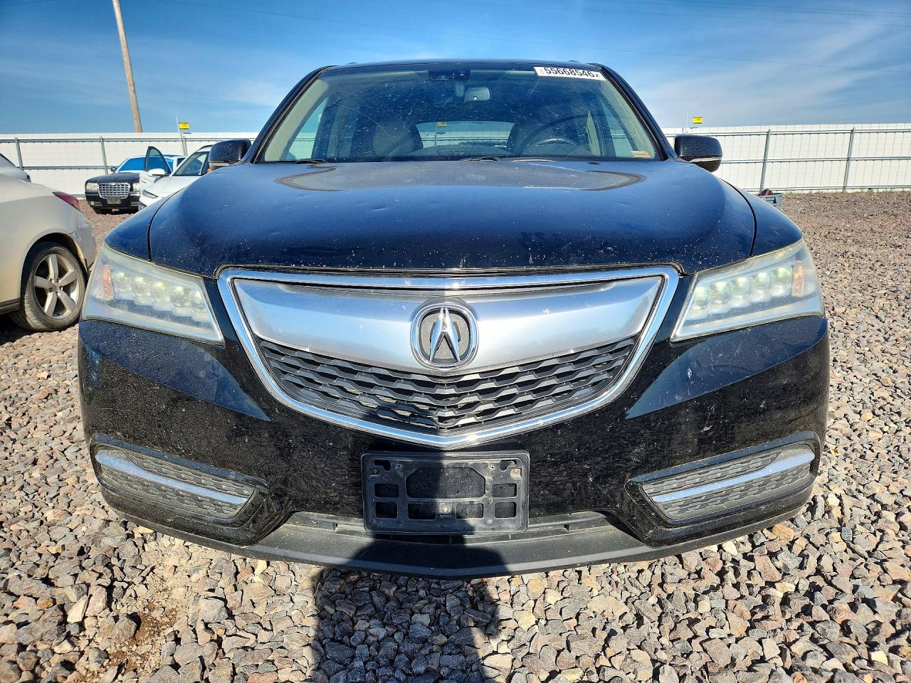 2014 Acura Mdx Technology Black vin: 5FRYD4H49EB002147