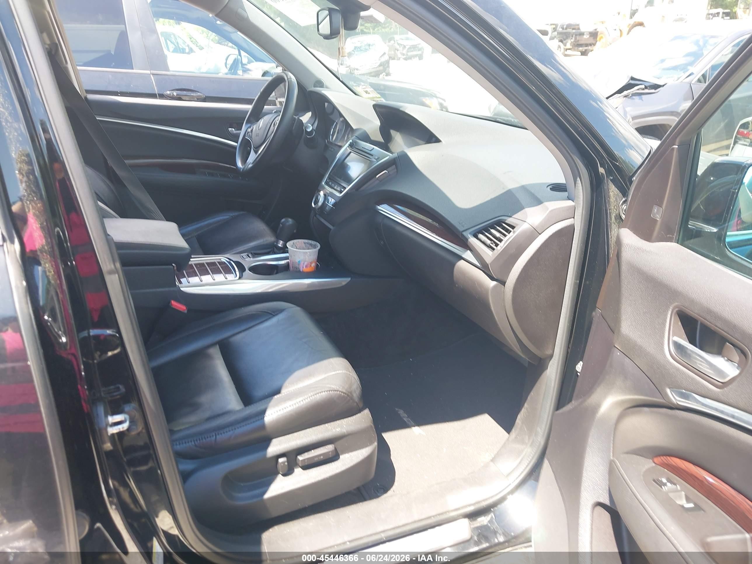 2014 Acura Mdx Technology Package Black vin: 5FRYD4H49EB006487