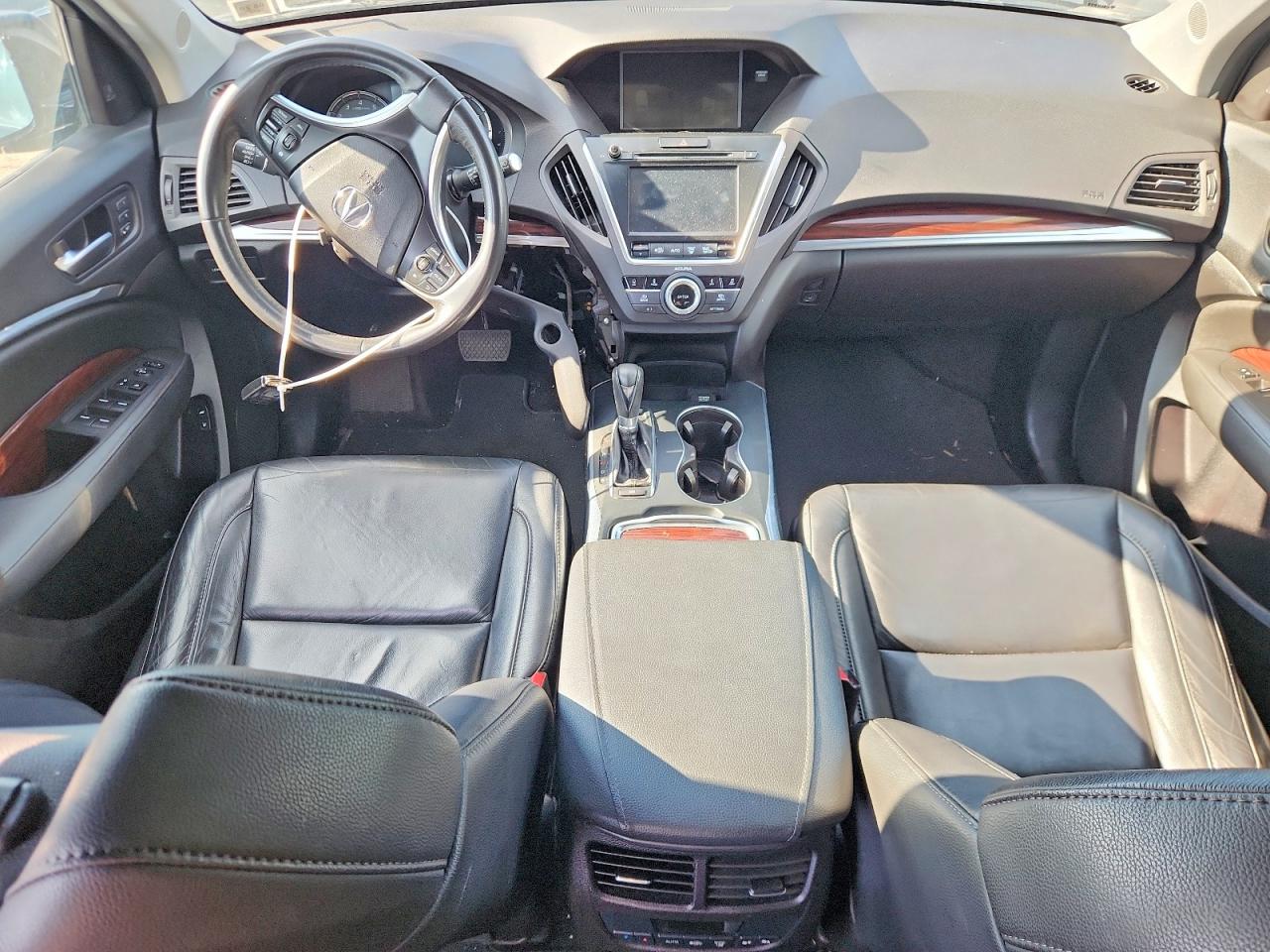 2014 Acura Mdx Technology Black vin: 5FRYD4H49EB036542