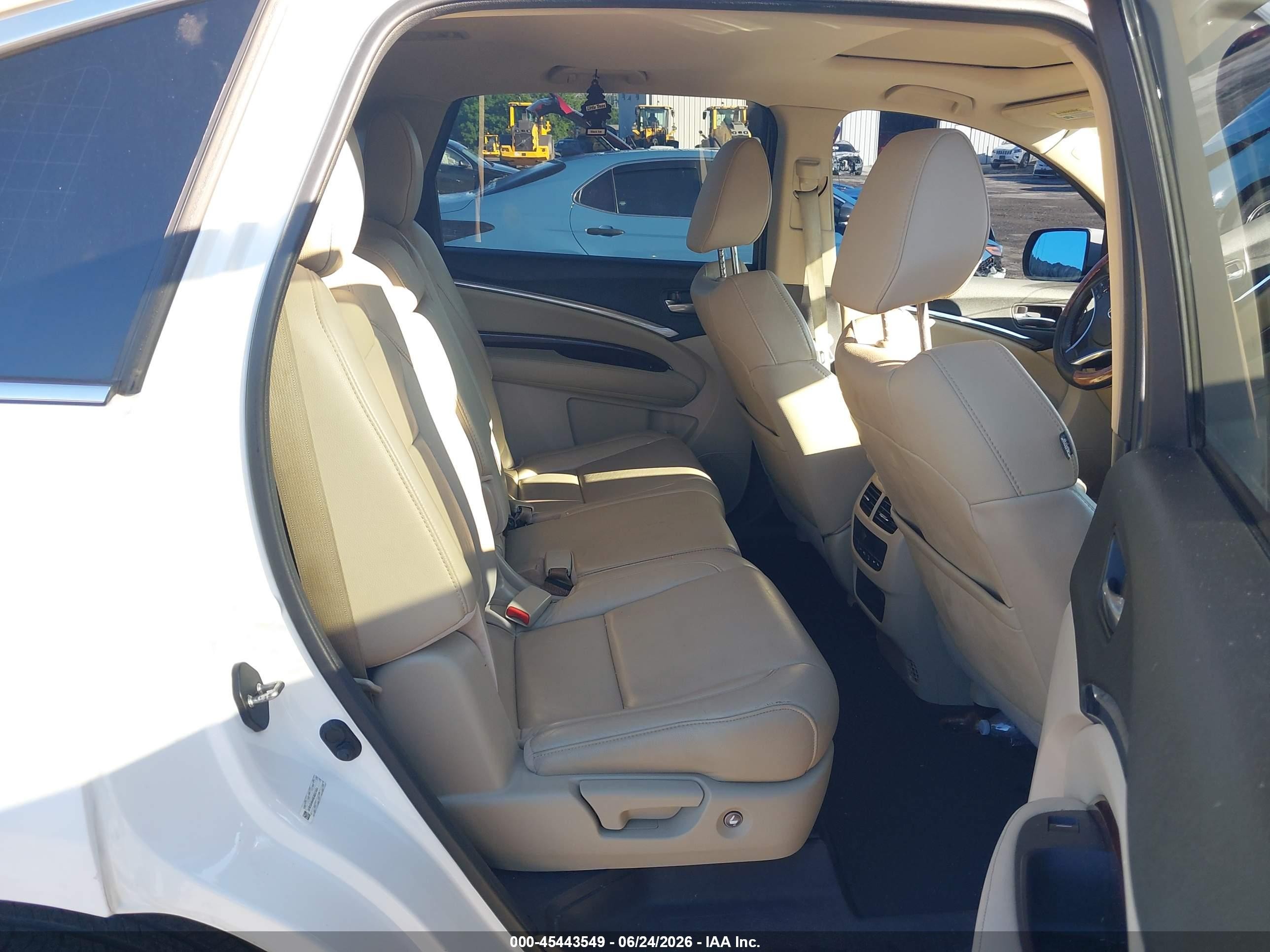 2014 Acura Mdx Technology Package White vin: 5FRYD4H49EB037691