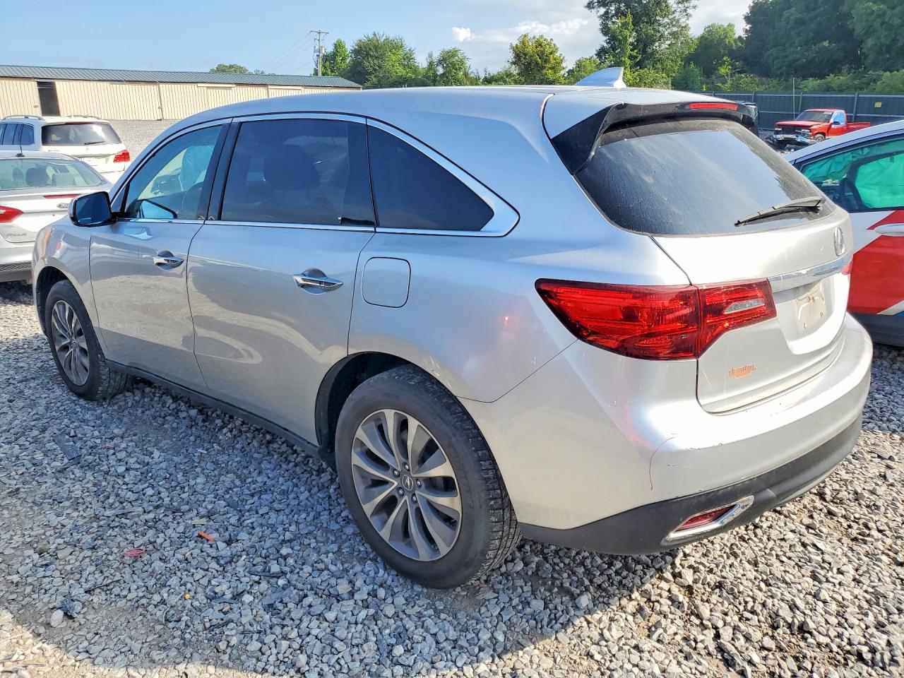2014 Acura Mdx Technology Silver vin: 5FRYD4H49EB041997