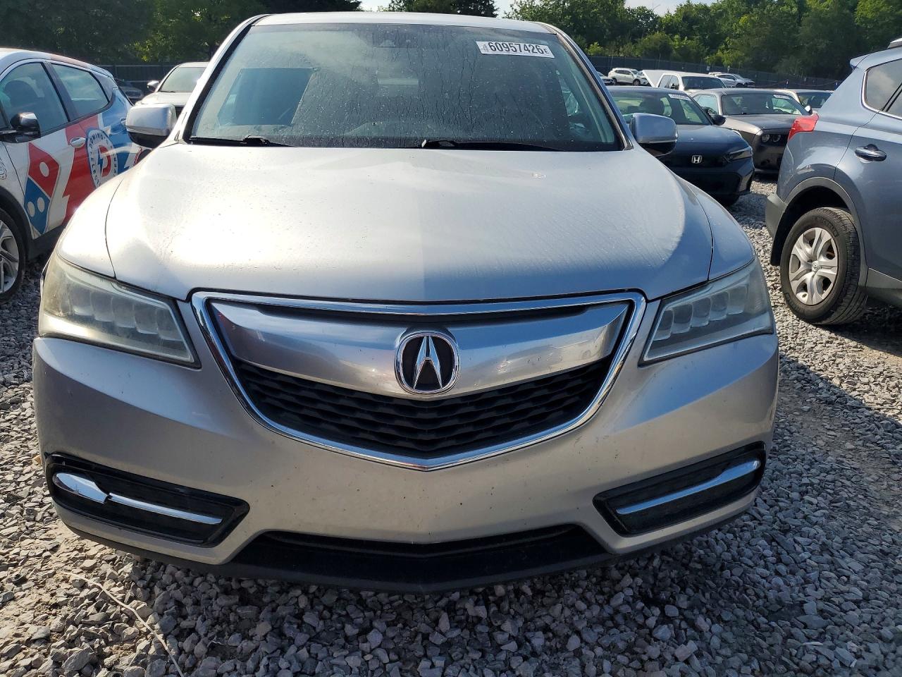 2014 Acura Mdx Technology Silver vin: 5FRYD4H49EB041997