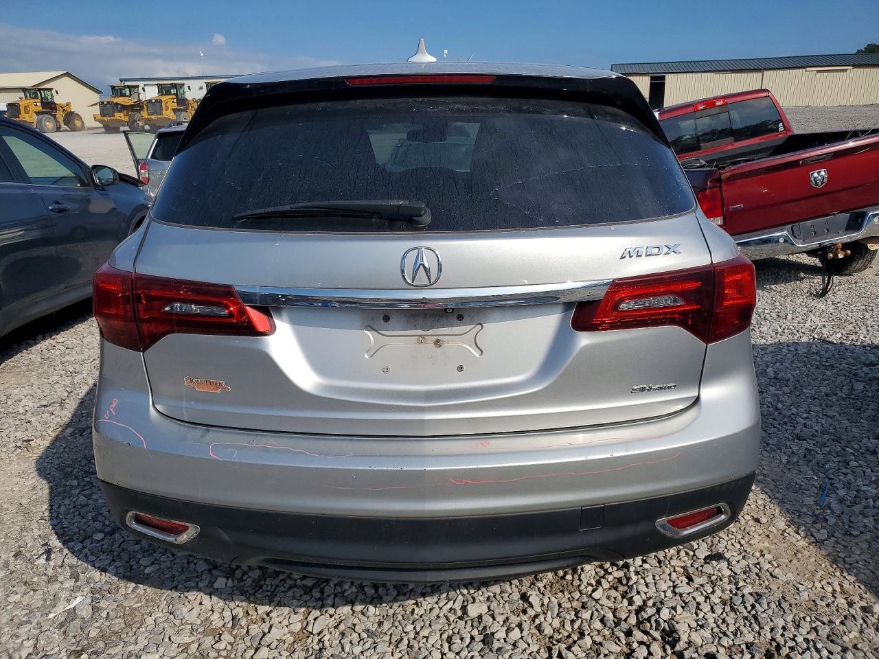 2014 Acura Mdx Technology Silver vin: 5FRYD4H49EB041997