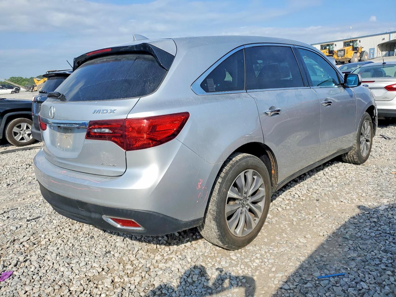 2014 Acura Mdx Technology Silver vin: 5FRYD4H49EB041997