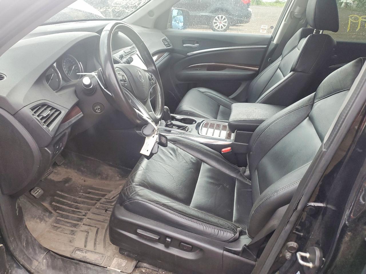 2014 Acura Mdx Technology Black vin: 5FRYD4H49EB503099