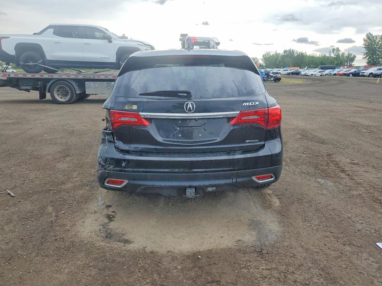 2014 Acura Mdx Technology Black vin: 5FRYD4H49EB503099