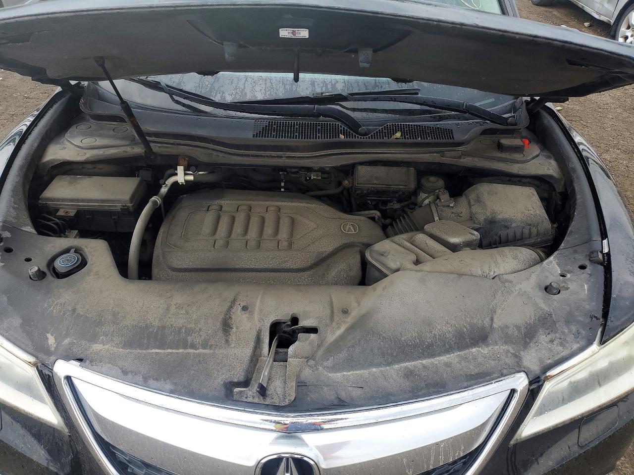 2014 Acura Mdx Technology Black vin: 5FRYD4H49EB503099