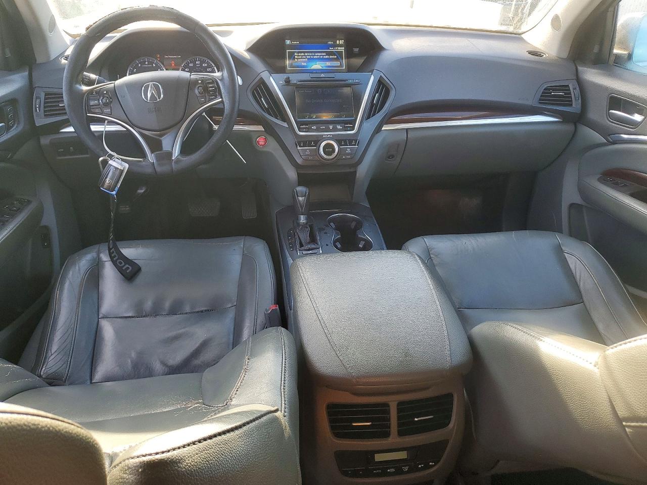 2015 Acura Mdx Technology Black vin: 5FRYD4H49FB003462