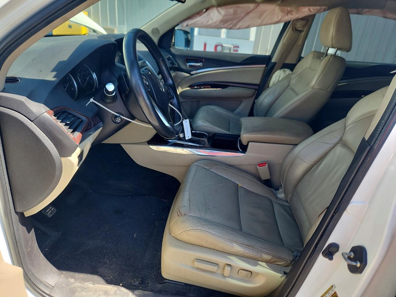 2015 Acura Mdx Technology White vin: 5FRYD4H49FB010279