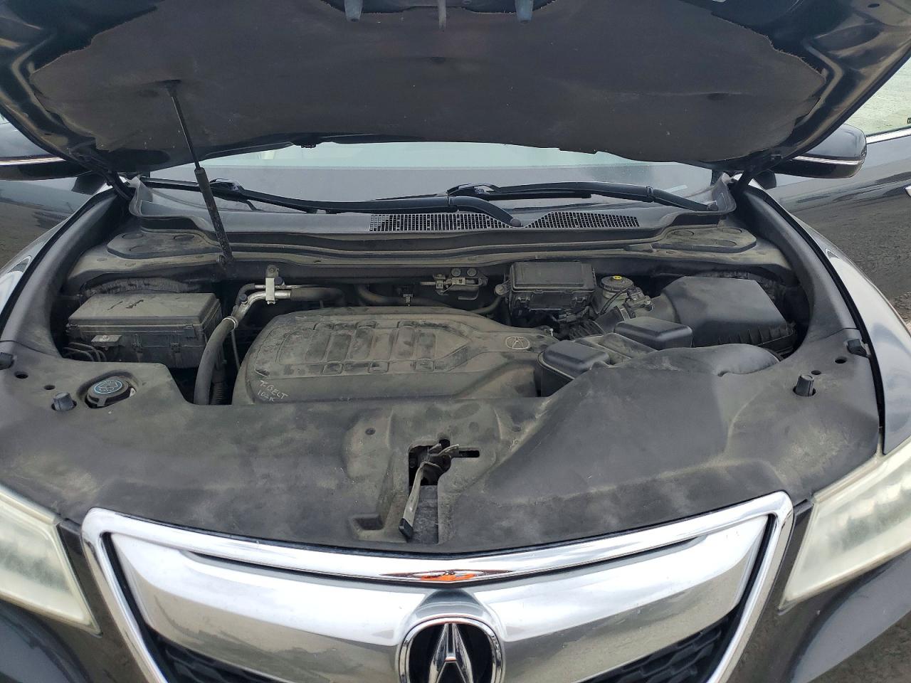 2015 Acura Mdx Technology Черный vin: 5FRYD4H49FB010489