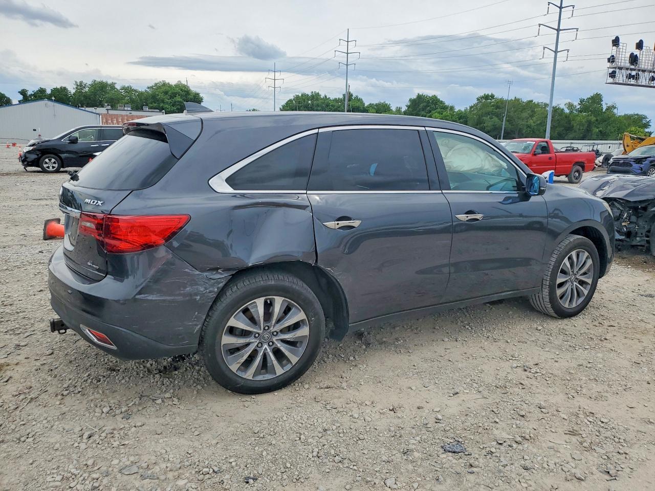 2015 Acura Mdx Technology Черный vin: 5FRYD4H49FB010489