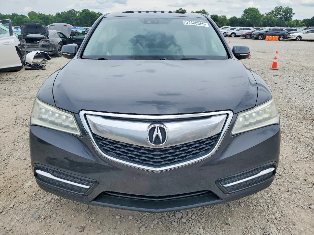 2015 Acura Mdx Technology Черный vin: 5FRYD4H49FB010489