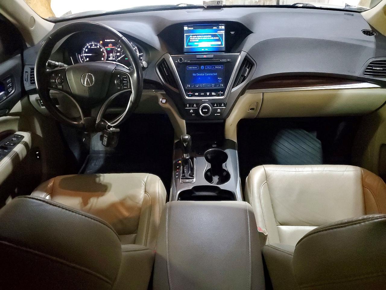 2015 Acura Mdx Technology Белый vin: 5FRYD4H49FB014591