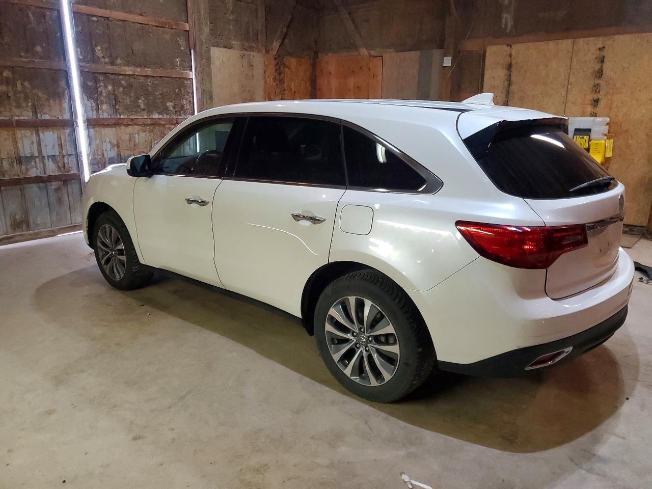 2015 Acura Mdx Technology Белый vin: 5FRYD4H49FB014591